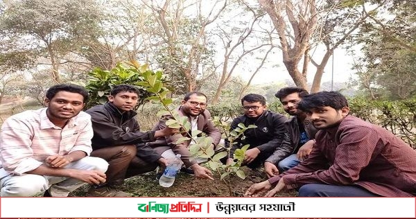 ‘জাবির সুবর্ণ জয়ন্তী উপলক্ষে জাবিসাসের বৃক্ষরোপন ‘