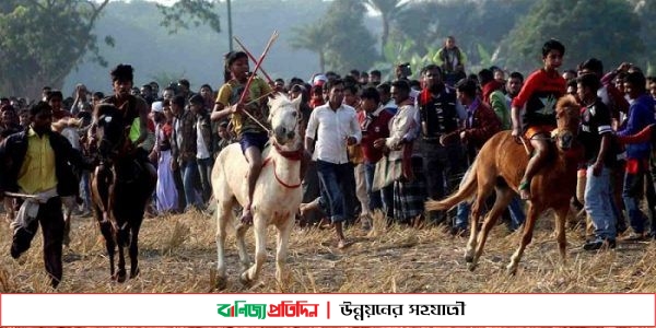 মাগুরায় ঐতিহ্যবাহী ঘৌড়দৌড় প্রতিযোগিতা অনুষ্ঠিত