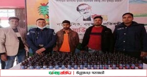 যশোরে ১৪০ বোতল ফেন্সিডিলসহ মাদক ব্যবসায়ী আটক