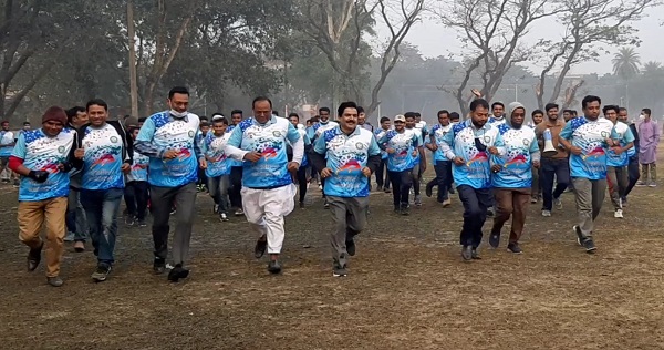 মুজিব বর্ষ উপলক্ষ্যে জয়পুরহাটে ম্যারাথন দৌড় প্রতিযোগিতা অনুষ্ঠিত