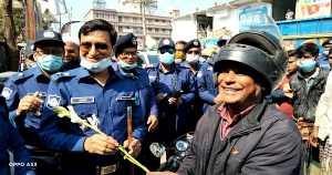 জয়পুরহাটে ই-ট্রাফিক বাস্তবায়নের শুভ উদ্বোধন