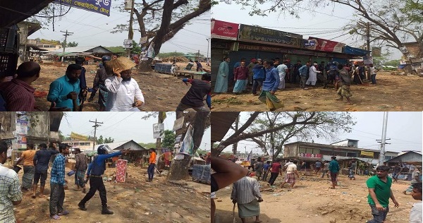 সিএনজি ভাড়া নিয়ে কথা কাটাকাটি, গ্রামবাসীর সংঘর্ষ, আহত ৩৫