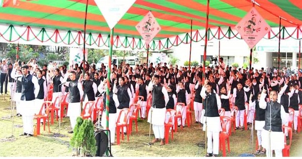 খুলনায় দেড় লক্ষাধিক শিশুর কন্ঠে বঙ্গবন্ধুর ৭ মার্চের ভাষণ