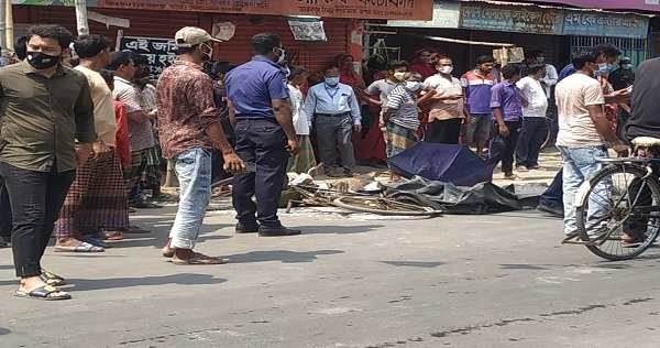 যশোরে ইটবাহী ট্রাকের চাকায় পিষ্ট হয়ে মুদিব্যবসায়ী নিহত