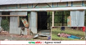 রাতের অন্ধকারে বাড়িঘর ভাংচুর, অগ্নিসংযোগ, তরুণী নিহত