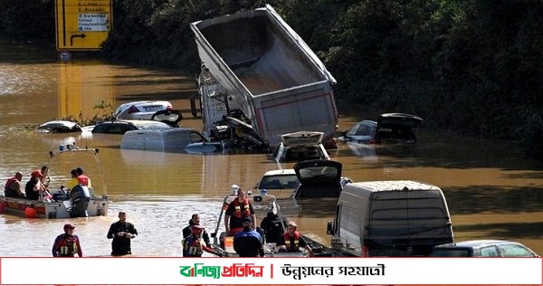 পশ্চিম ইউরোপে বন্যায় মৃত্যুর সংখ্যা বেড়ে ১৭০