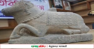 প্রাচিন গো-মূর্তি উদ্ধার বিষয়ে পুলিশের সংবাদ সম্মেলন