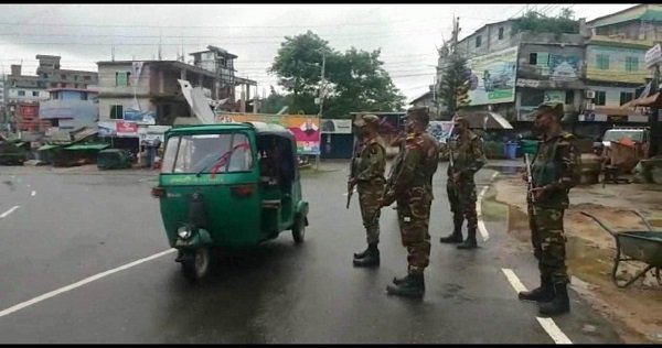 লকডাউনে রাঙামাটি শহর ফাঁকা, বাড়ছে করোনা রোগীর সংখ্যা