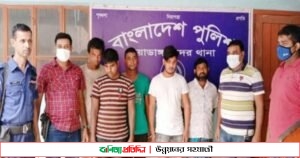 চুয়াডাঙ্গায় আন্তঃজেলা চোর চক্রের ৫ সদস্য আটক