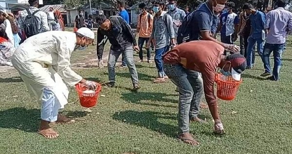 পরিস্কার পরিচ্ছন্ন হলো জিন্দানী ডিগ্রি কলেজ ক্যাম্পাস