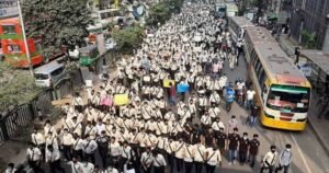 আন্দোলন চালিয়ে যাওয়ার ঘোষণা নটর ডেমের শিক্ষার্থীদের