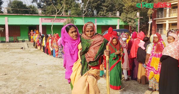 কুড়িগ্রামে উৎসব মূখর পরিবেশে ভোটগ্রহণ সম্পন্ন