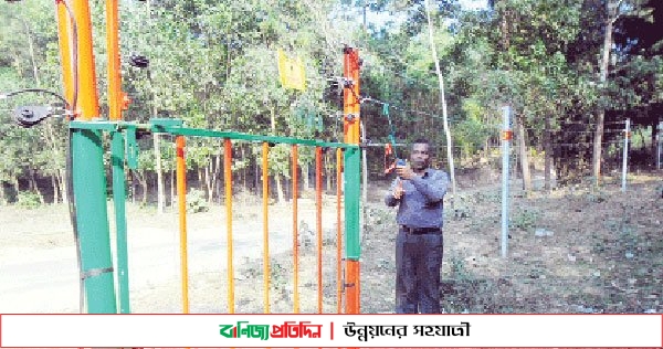 শেরপুরে হাতি তাড়াতে ফের কোটি টাকার বৈদ্যুতিক বেড়া