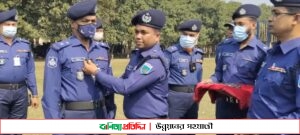 জয়পুরহাট পুলিশের  বডি সেট ক্যামেরা ট্যাকটিক্যাল বেল্ট 