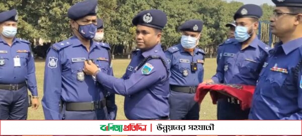 জয়পুরহাট পুলিশের  বডি সেট ক্যামেরা ট্যাকটিক্যাল বেল্ট 