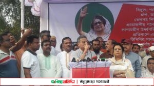 কেয়ার টেকার গভর্নমেন্টের অধীন ছাড়া কোনো নির্বাচন করতে দেয়া হবে না। —– আমীর খসরু মাহমুদ চৌধুরী