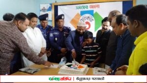 জয়পুরহাটে  সময়ের আলোর প্রতিষ্ঠা বার্ষিকী পালিত