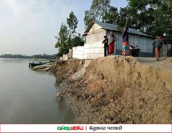 ভাঙনের হুমকিতে তিস্তাপাড়, কার্যকর ব্যবস্থা গ্রহণের দাবি