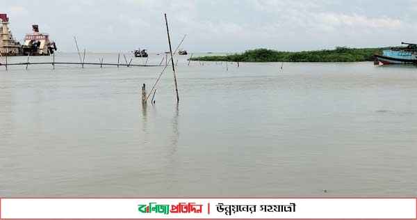 শরীয়তপুরে পদ্মার পানি বিপৎসীমার ১৬ সেন্টিমিটার উপরে