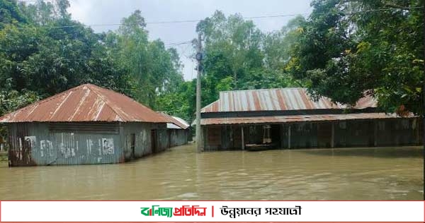 বগুড়ায় কমেছে যমুনার পানি