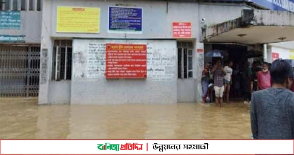 সিলেট ওসমানী মেডিকেলে বন্যার পানি, বিদ্যুৎ সরবরাহ বন্ধ