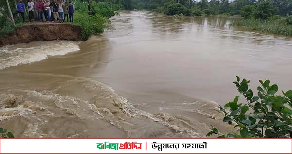 ফুলগাজী-পরশুরাম উপজেলার ১০টি গ্রাম প্লাবিত