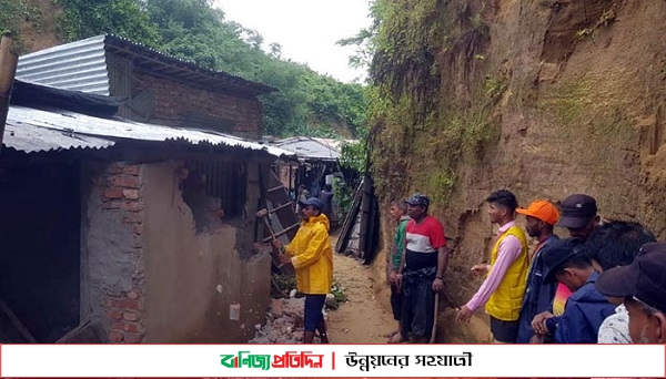 চট্টগ্রামের পাহাড়ে ঝুঁকিপূর্ণভাবে বসবাসকারীদের উচ্ছেদ শুরু