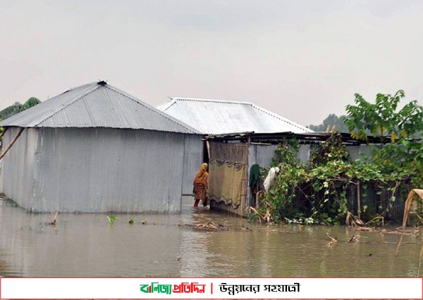 সিলেটে বন্যায় ২২ হাজারের বেশী ঘরবাড়ি ক্ষতিগ্রস্থ