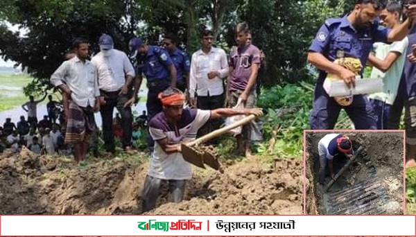 সিরাজগঞ্জে আড়াই মাস পর কবর থেকে যুবকের লাশ উত্তোলন