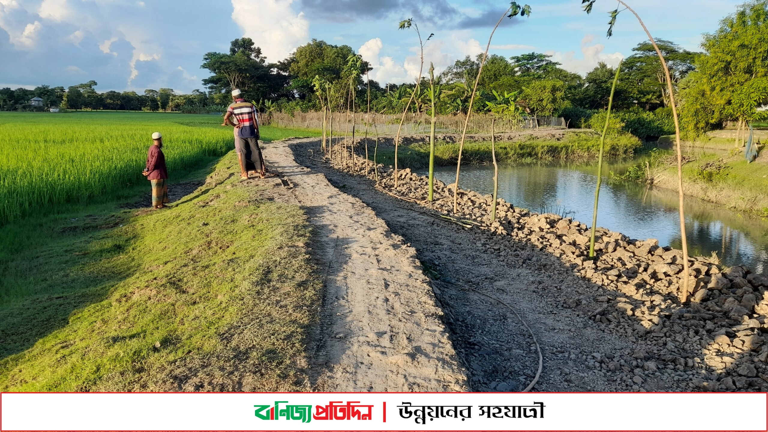 কলাপাড়ায় সড়ক কেটে দখলের অভিযোগ