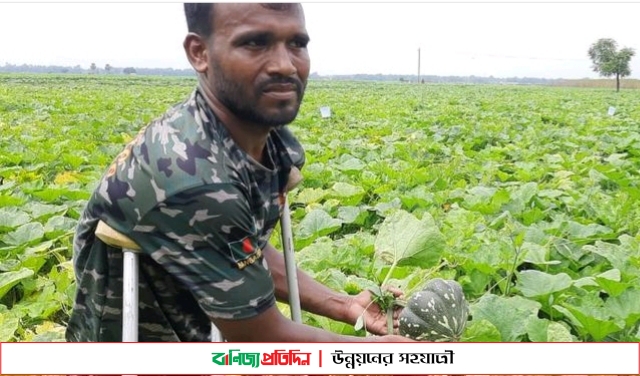 মাগুরায় সবজি চাষে কৃষক আক্বাসের সফলতা