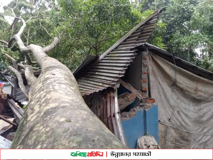 ঘূর্ণিঝড় ‘সিত্রাংয়ের প্রভাবে লন্ডভন্ড ভোলা, লক্ষাধিক মানুষের ক্ষয়ক্ষতি