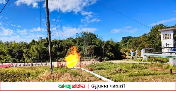 বিয়ানীবাজার কূপ থেকে জাতীয় গ্রিডে গ্যাস সরবরাহ শুরু