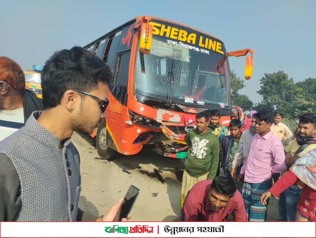 টাঙ্গাইলে ট্রাককে ওভারটেক করতে গিয়ে মোটরসাইকেল চালক নিহত