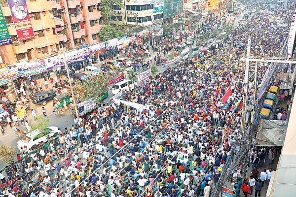 নয়াপল্টন থেকে বাংলামোটর গণমিছিল করতে চায় বিএনপি