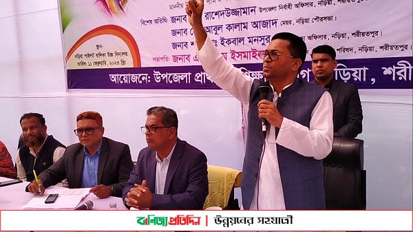 প্রধানমন্ত্রী শেখ হাসিনা শিক্ষকদের মর্যাদা বৃদ্ধি করেছেন : এনামুল হক শামীম