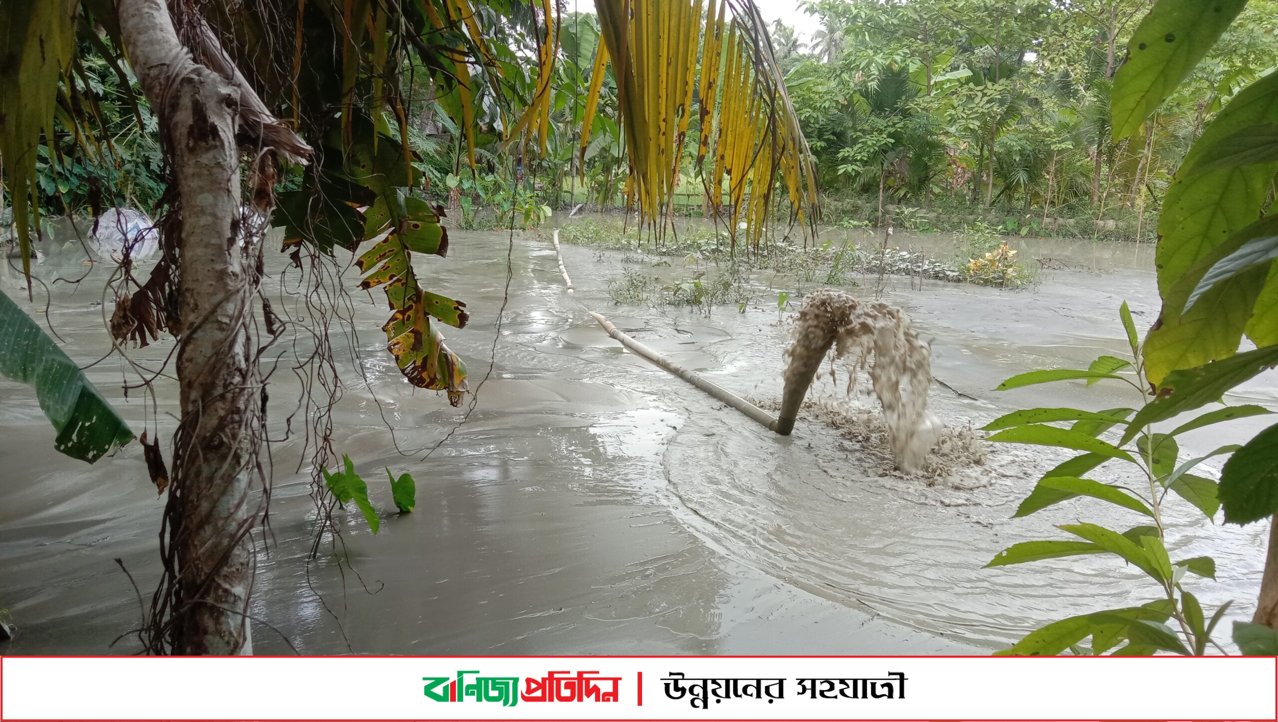 ইউএনও এর কাছে অভিযোগের পরেও চলছে অবৈধ ড্রেজার মেশিন