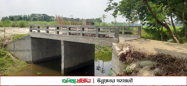 সেতু আছে,আশেপাশে সড়ক নেই বাড়িঘরও নেই সরকারের লাখ টাকা নষ্ট