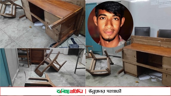 মধ্যরাতে ইবির চিকিৎসাকেন্দ্রে ভাঙচুর বহিষ্কৃত ছাত্রলীগ কর্মীর