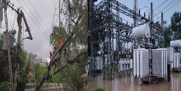 ঘূর্ণিঝড়ের প্রভাবে চট্টগ্রামে বিদ্যুৎহীন অধিকাংশ উপজেলা