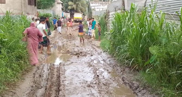 আকিজের বর্জ্য পানিতে কৃষি জমি ক্ষতিগ্রস্ত