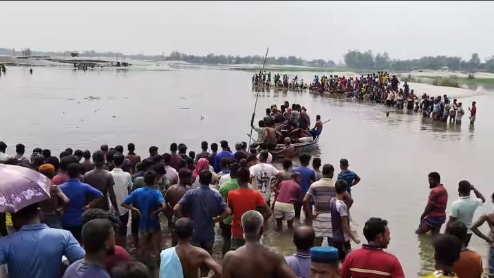 পাটগ্রামে ধরলা নদীতে পাথর তোলা গর্তে ডুবে শ্রমিকের মৃত্যু