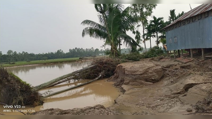 শেরপুরের ২ উপজেলায় বন্যায় ৭ হাজার ঘরবাড়ি বিধস্ত