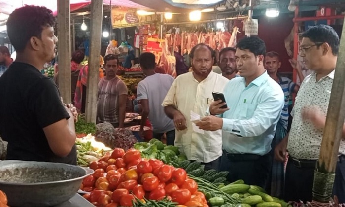 চাঁদপুরে বিশেষ টাস্কফোর্সের অভিযানে কয়েকটি প্রতিষ্ঠানকে জরিমানা